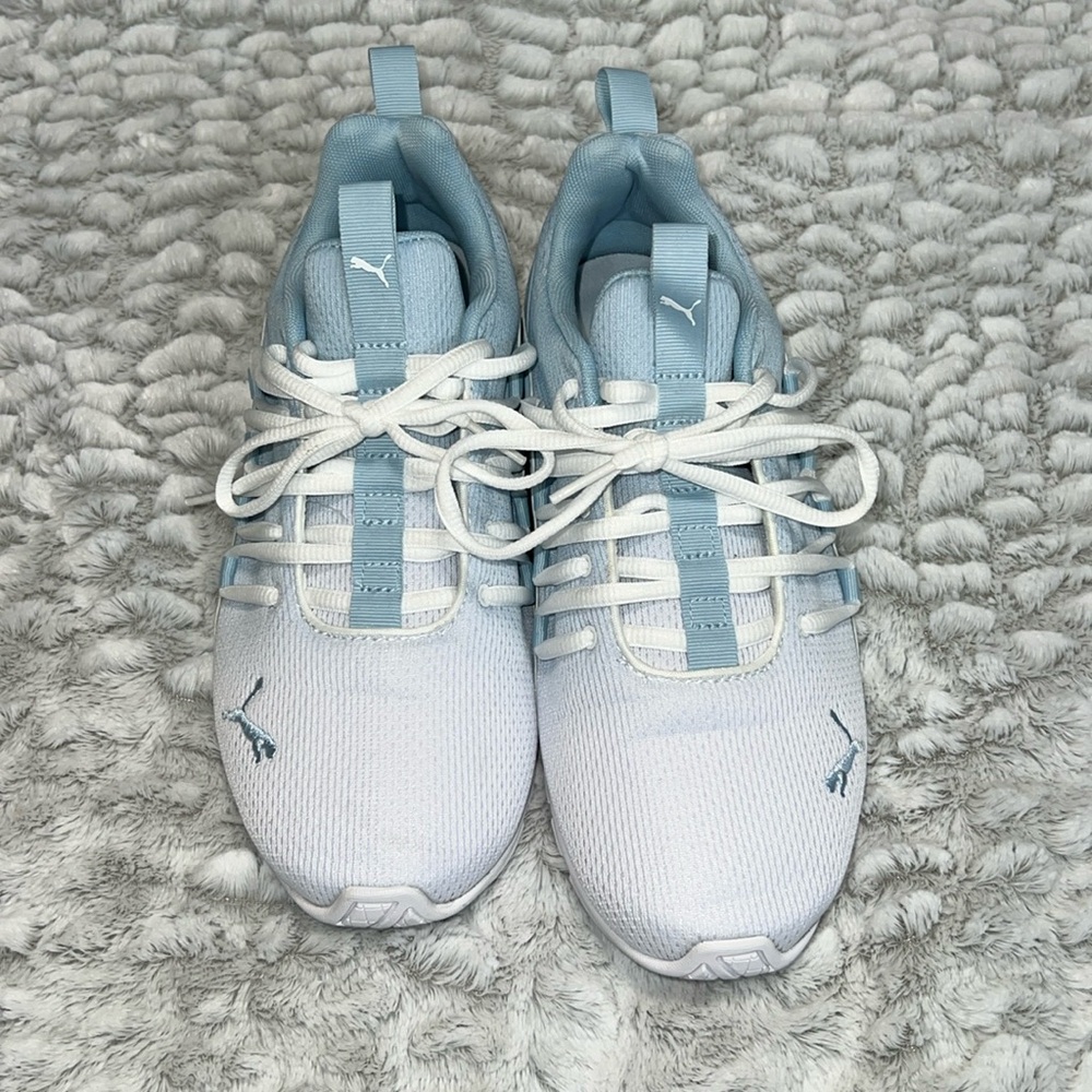 PUMA Kids Boys Axelion ICY Fade Mesh Slip On Sneakers
